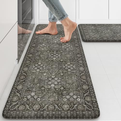 Anti Fatigue Kitchen Mat 2PC