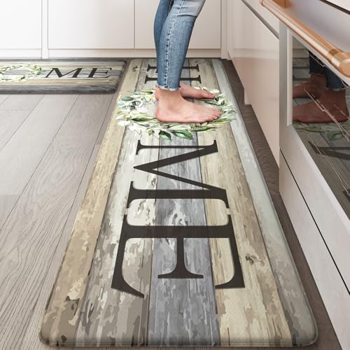 Anti Fatigue Kitchen Mats for Floor Cushioned Kitchen Rugs…