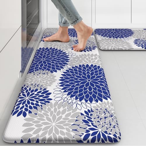 Anti Fatigue Mats for Kitchen Floor Cushioned Kitchen Rugs…