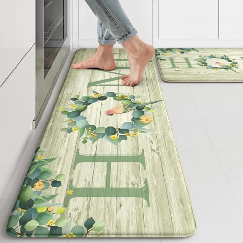 Kitchen Mats for Floor Cushioned Anti Fatigue 2PCS Kitchen…